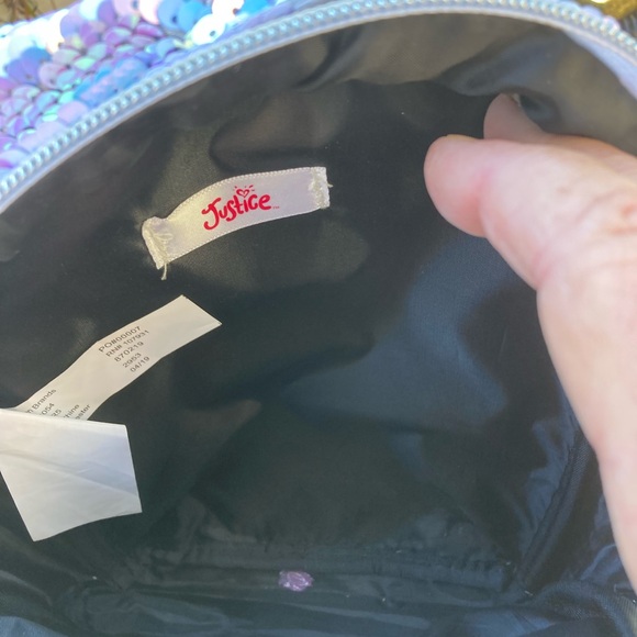 Justice unicorn flip sequin mini backpack - Picture 5 of 6